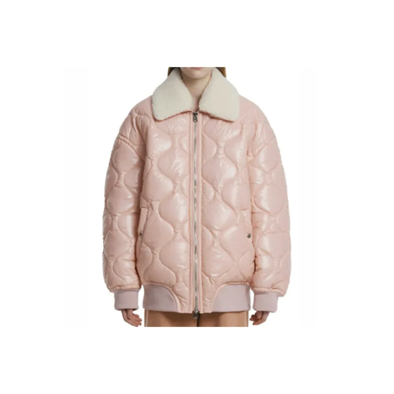 TRUNKPROJECT Lapel Loose Fit Puffer Jacket Unisex Pink-0
