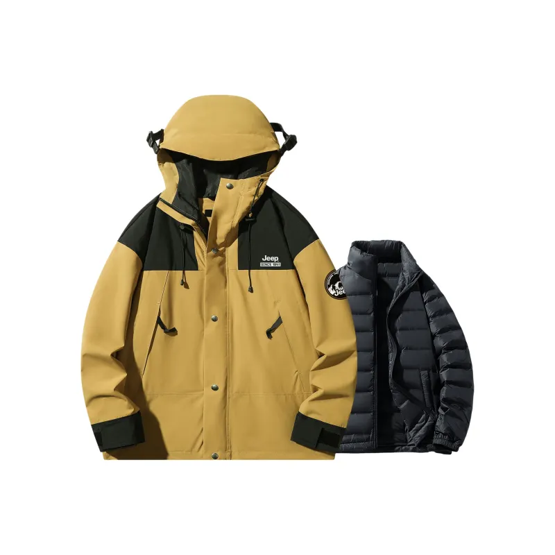 Jeep Waterproof And Windproof Jacket Trench Coat Asia Unisex-26