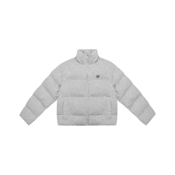 FDR Embroidered R Series Puffer Jacket Unisex Heather Gray