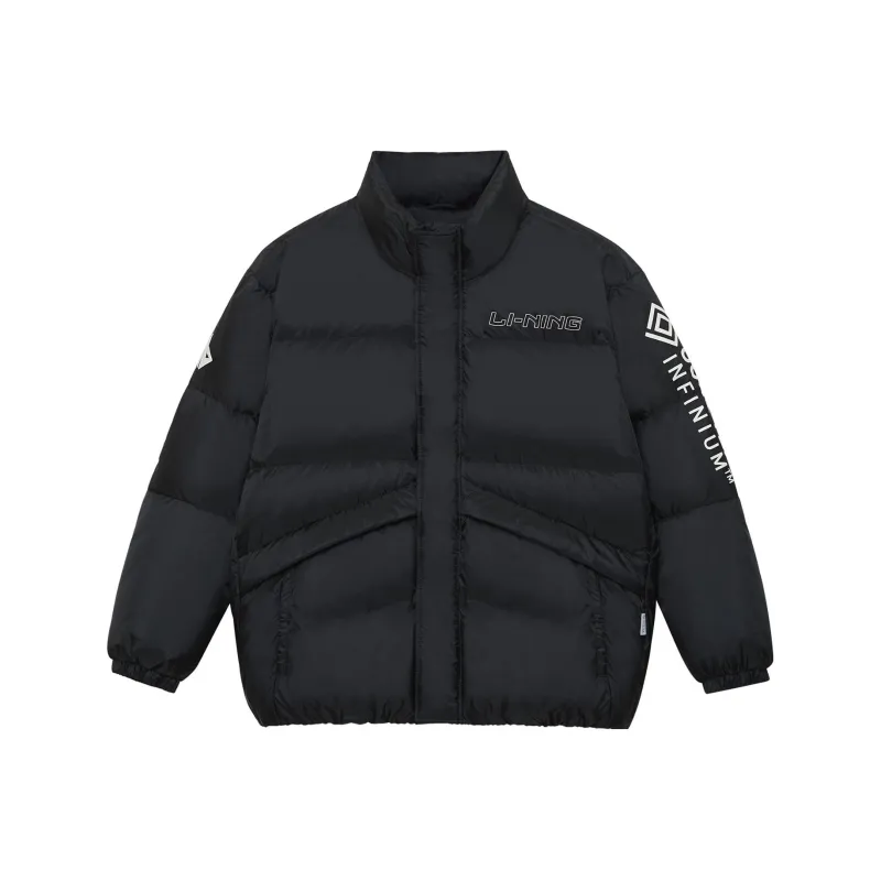 LiNing Professional Basketball Series Down Jacket Men's Black-0