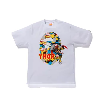 A BATHING APE X Marvel Comics Camo Mighty Thor Tee