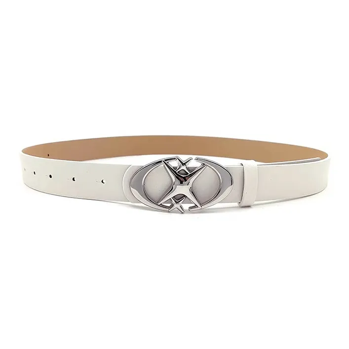 ROBINHOOD Cow Split Leather Belts Unisex Width 2.7cm-3