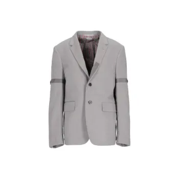 THOM BROWNE Single Breasted Tailored Blazer