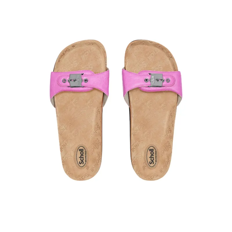 Scholl x Balenciaga Slip Resistant Slide Slippers Women's Pink-4
