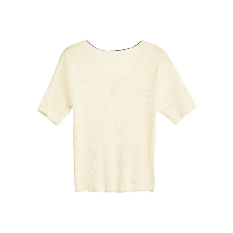 Olrain Polo Shirt Women's Beige Apricot-1