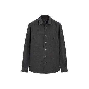 Massimo Dutti Shirt Men's Dark Gray