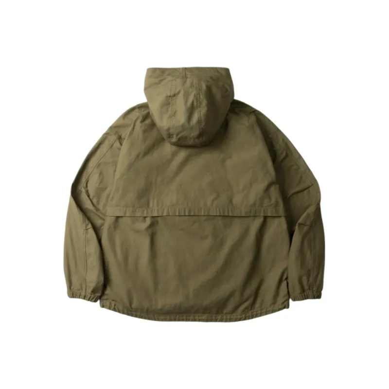 Nanamica Waterproof And Windproof Windbreaker Jacket Unisex Army Green-1