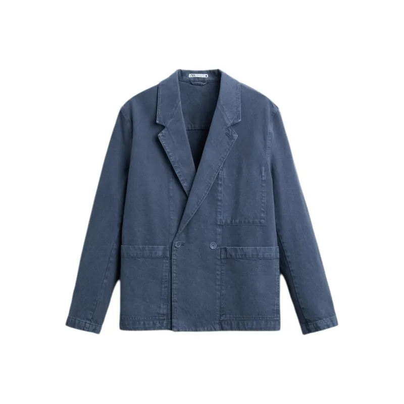 ZARA Business Suits Men Blue-0