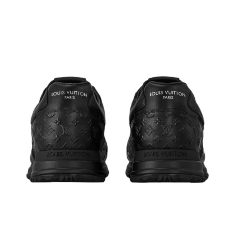 LOUIS VUITTON Run Away Low Top Casual Shoes Men's Black-4