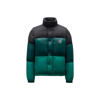 Moncler Aveillan Striped Down Jacket