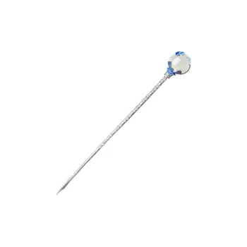 Jade Ink Love Hetian Jade Hairpin White Jade Women's
