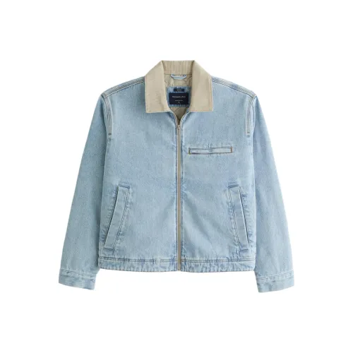 AF Jackets Coats Men's Light Blue