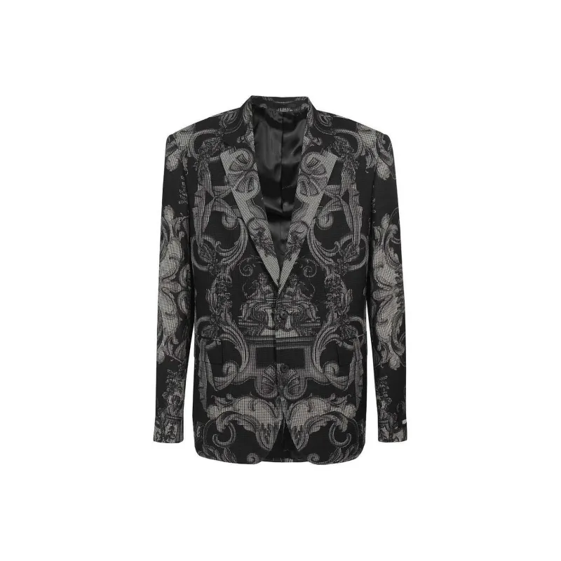 VERSACE Business Suit Men's Black-0