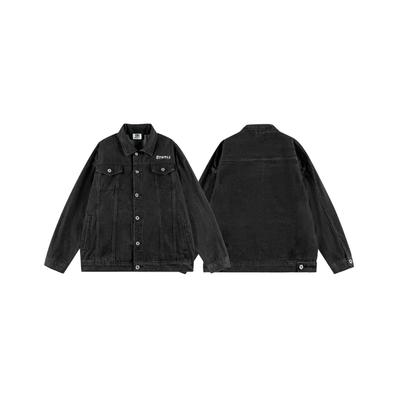 BENDL'S Denim Jacket, Spring And Fall Unisex-3