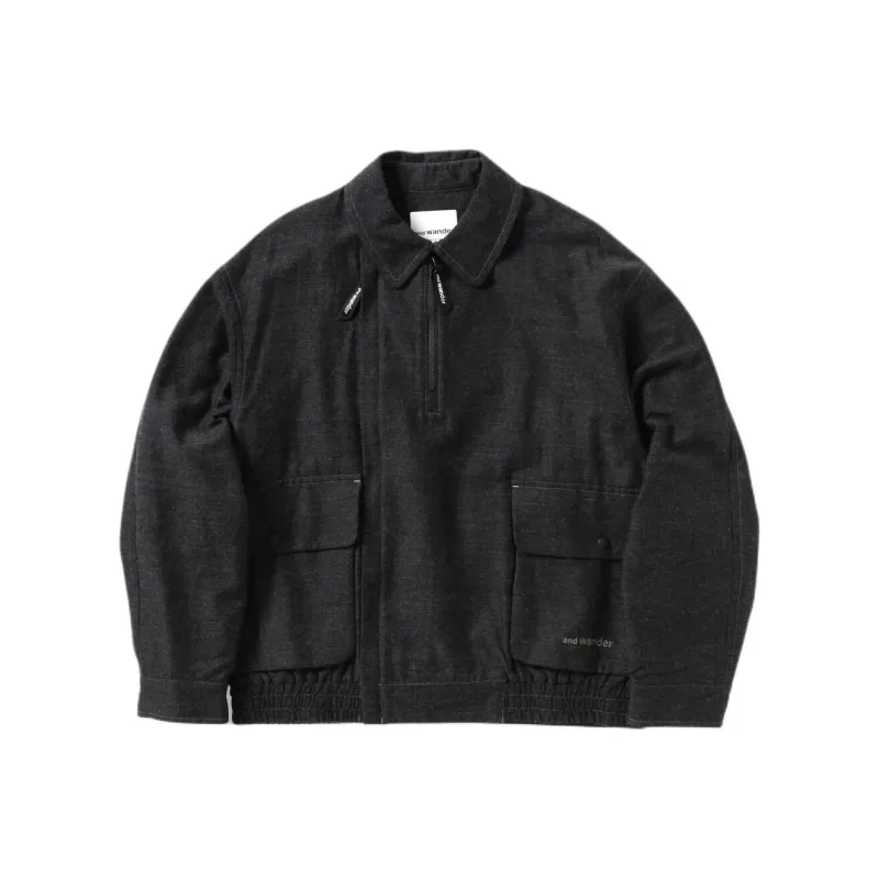 And Wander Jackets & Coats Unisex Dark Gray-0