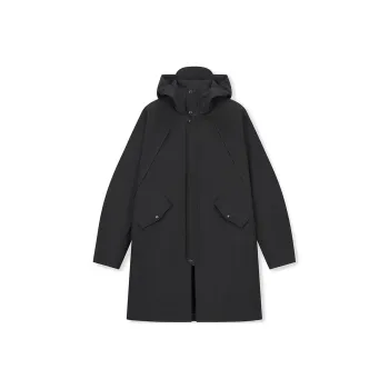 BONELESS Windbreaker Jackets Unisex Black