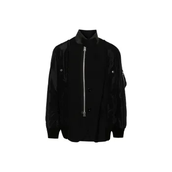 Sacai Suiting X Nylon Twill Jacket