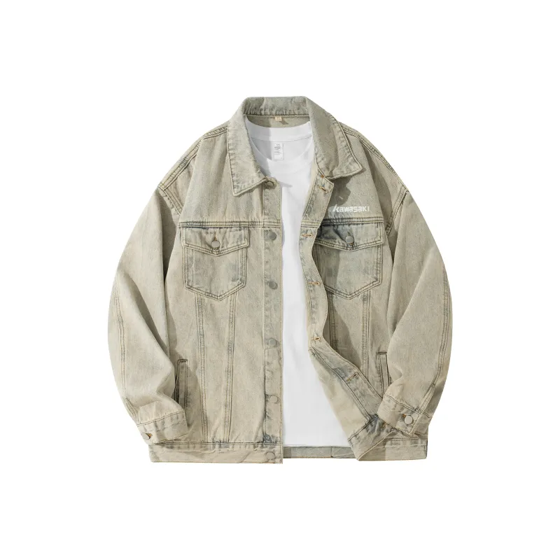 Kawasaki Denim Jackets Unisex-4