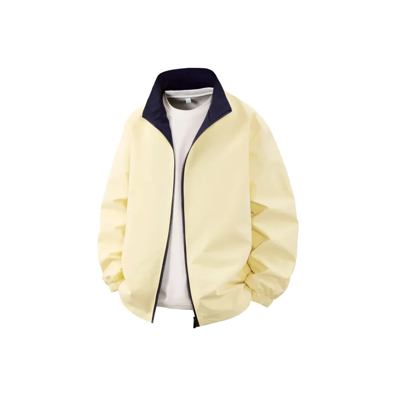 Magmode Jackets Coats Unisex Light Yellow-2