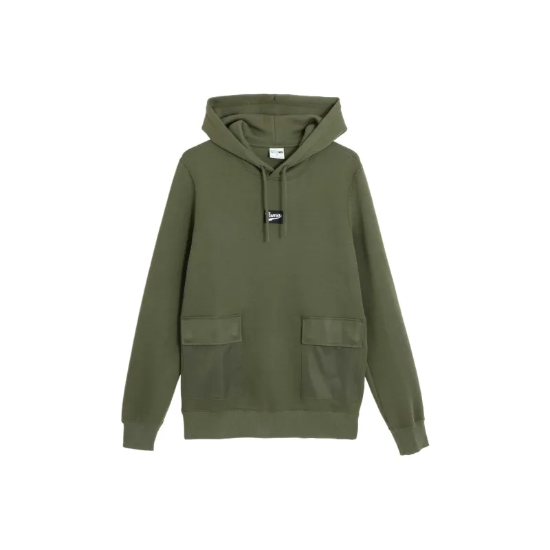 PUMA TEAMhoodie Sweatshirt Unisex Green-0