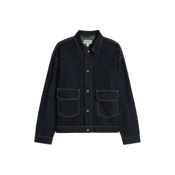 GAP Denim Jacket Men's Dark Blue