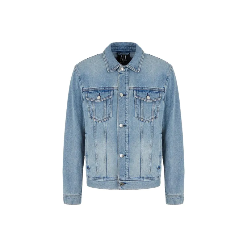 ARMANI EXCHANGE Button up Denim Jacket-0