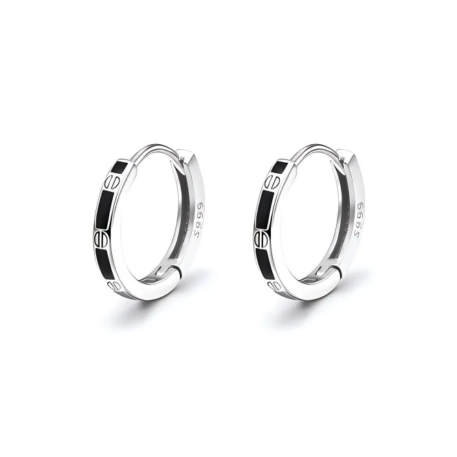 KEMLAIDA 999 Fine Silver Earrings Women's-4