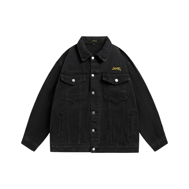 Jeep Garden Forest Horse Riding Denim Jacket Unisex-2