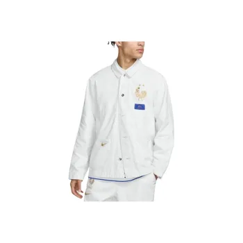 Nike France 2024 Life Unlined Chore Jackets Coats Men's White