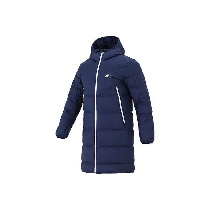 Nike Down Jackets Men Navy Blue-0