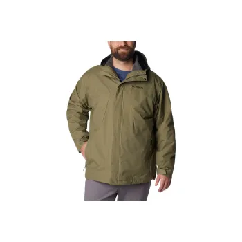 Columbia Windbreaker Jackets Men Stone Green