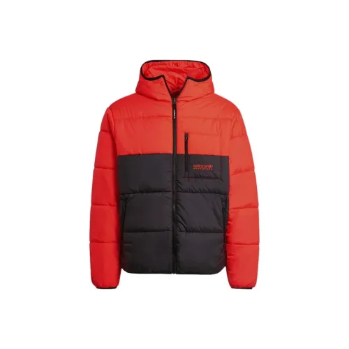 Adidas Originals Puffer Jacket Men's Black Red