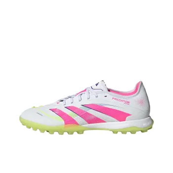 Adidas PREDATOR PRO TF Rubber Broken Studs Artificial Ground Anti Slip Wear Resistant Soccer Shoes Unisex Pink White