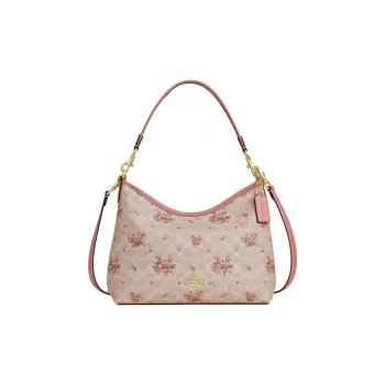 COACH LAUREL Coated Canvas Crossbody Bag, Shoulder Bag Tubas Women's Sand & Multicolor