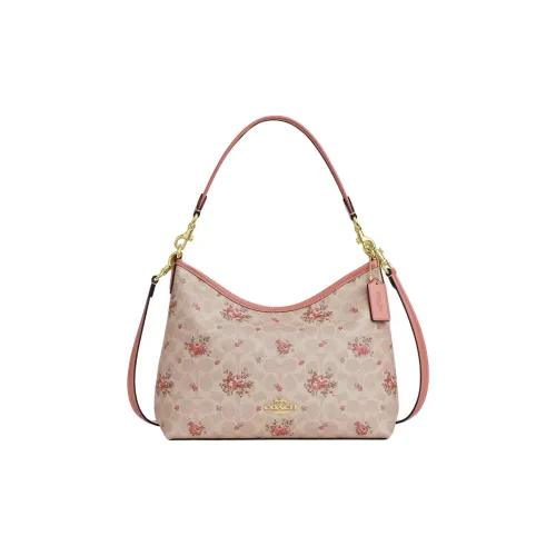 COACH LAUREL Coated Canvas Crossbody Bag, Shoulder Bag Tubas Women's Sand & Multicolor