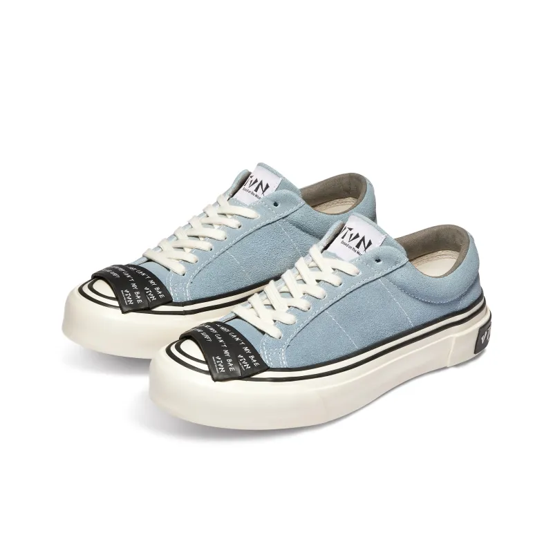 VTVN Rock Anti Slip Wear Resistant Low Top Skateboard Shoes Unisex Blue-1