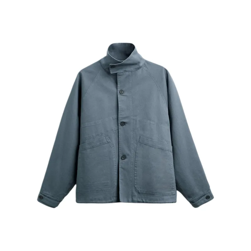 ZARA Jackets Men Blue-0