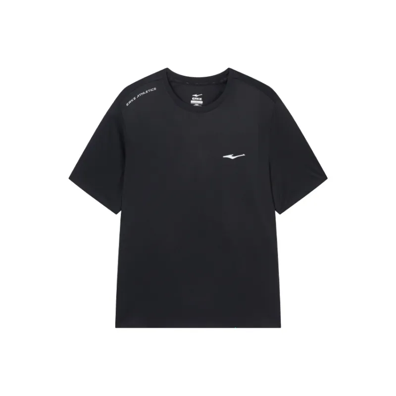 Erke T Shirts Men Jet Black-1