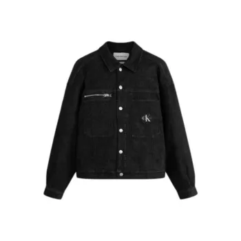 CALVIN KLEIN Denim Jacket Unisex Black