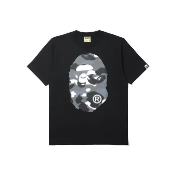 A BATHING APE Honeycomb Camo Big Ape Head Tee