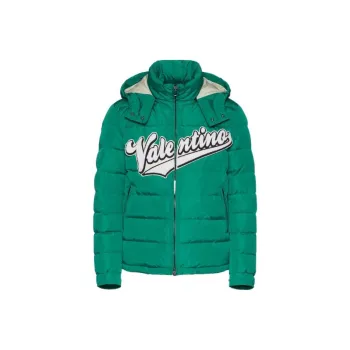 Valentino Zip Up Long Sleeved Puffer Jacket