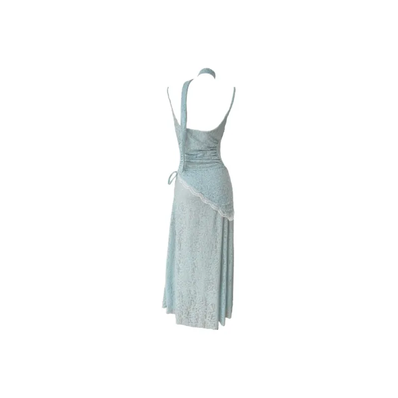 BEAUTIFUL CONFESSION Slip Dress Women's Blue-0