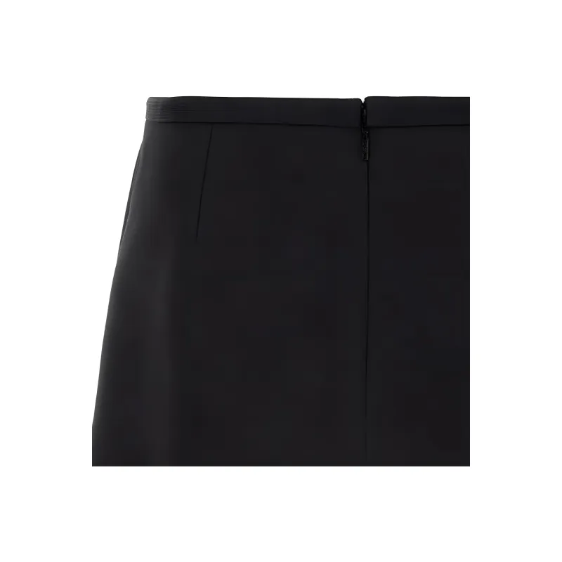 VERSACE Zip Up Mini Skirt-4