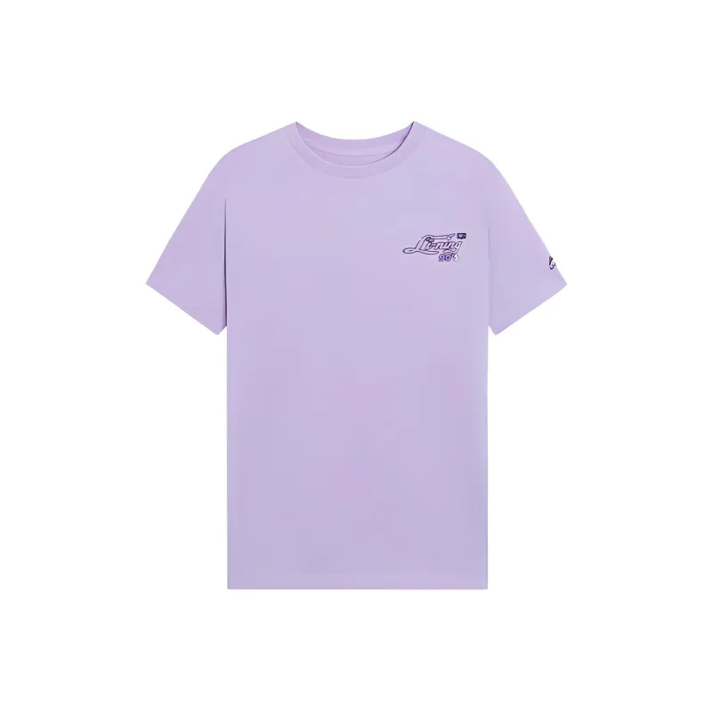 LiNing Sports Trend Series T Shirt Women's Lavender-1