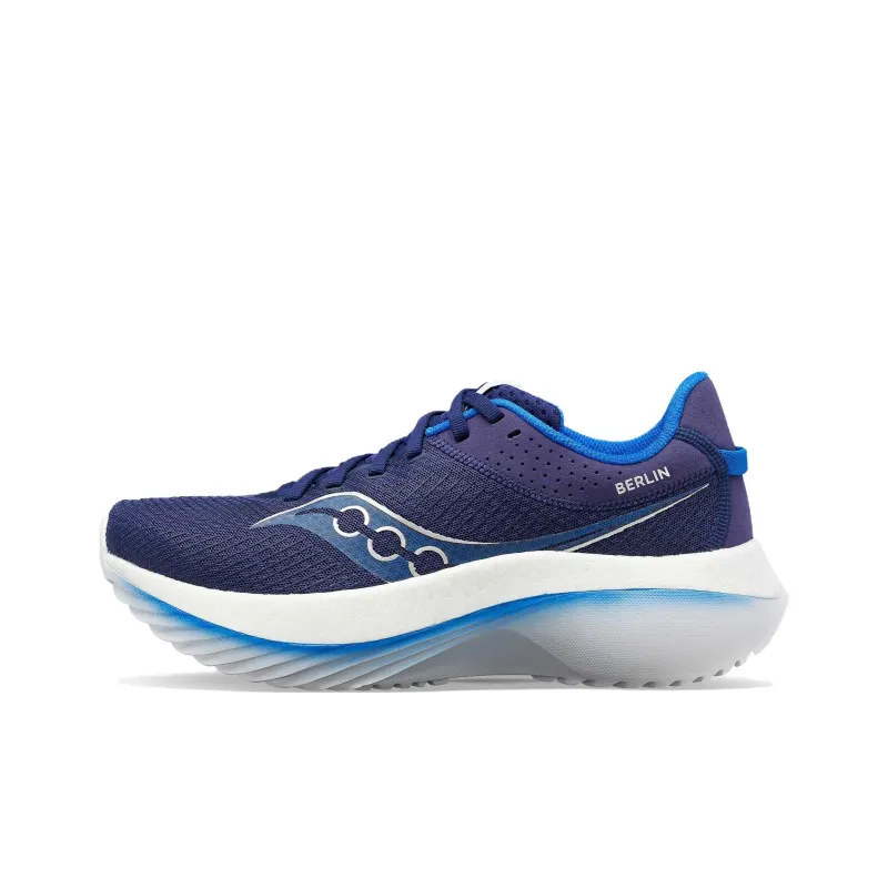 Saucony Kinvara Pro Cushioning Slip Resistant Low Top Running Shoes Men's Blue-0