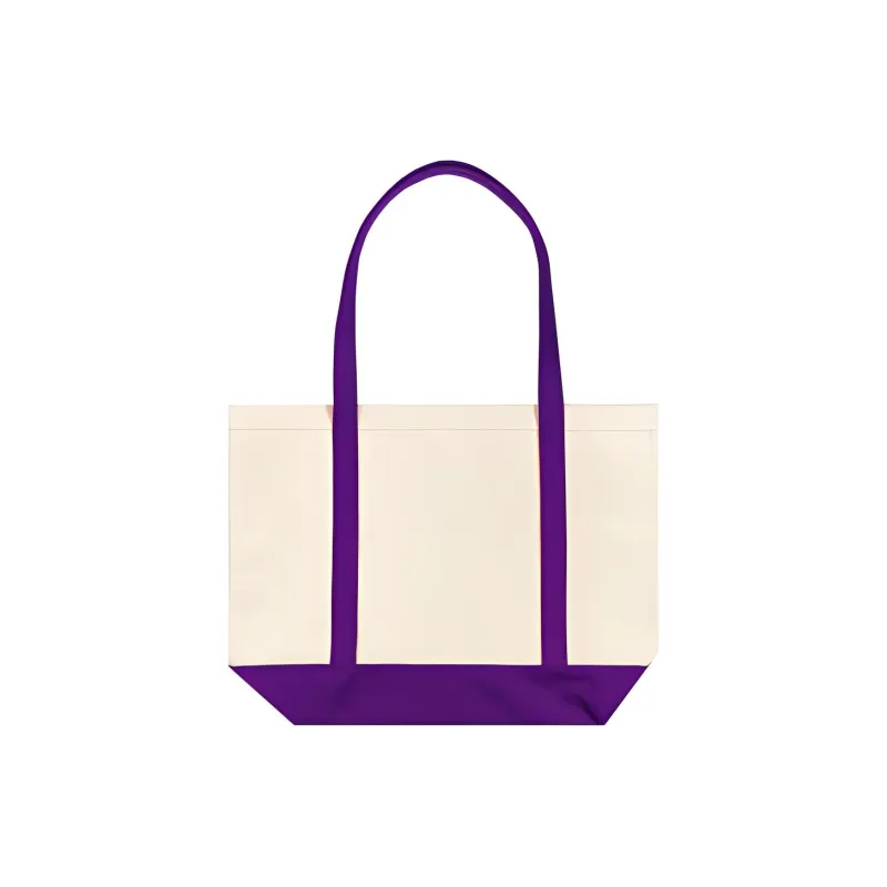 NOAH Canvas Tote Bag Shopping Bag Handbag Unisex Purple-1