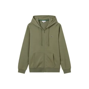 LACOSTE Zipped Fleece Sweatshirt