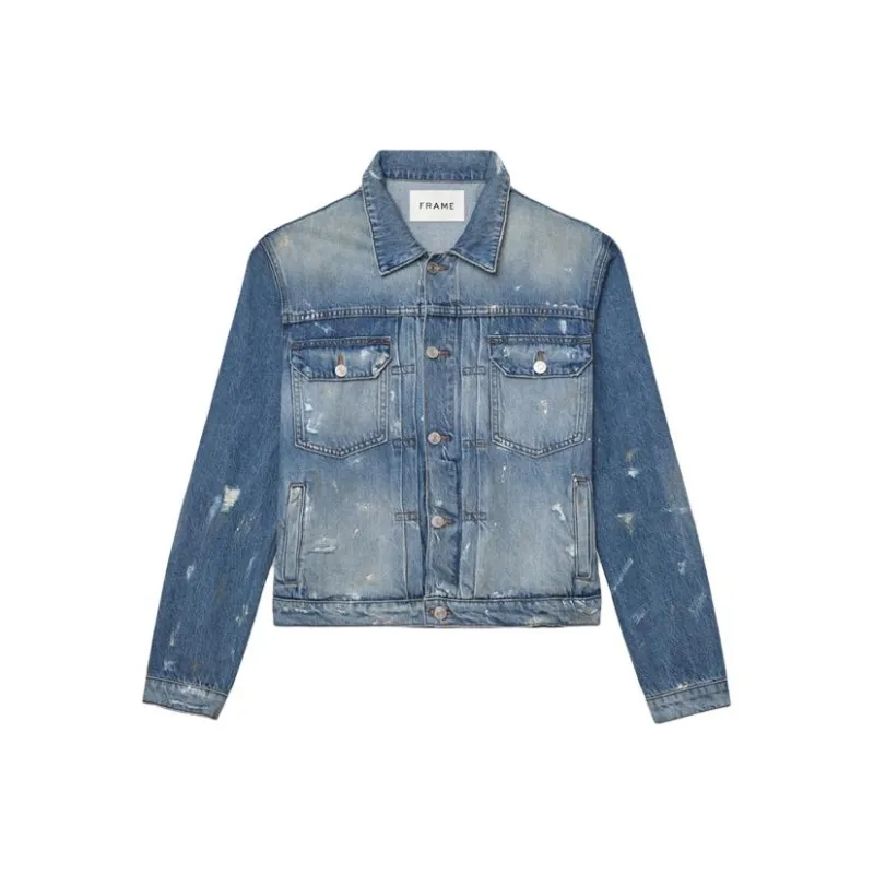 FRAME SS24 Denim Jacket Men's Blue-0