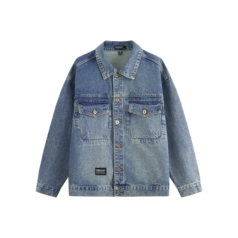 VALKOMM Denim Jacket Unisex Misty Blue-0