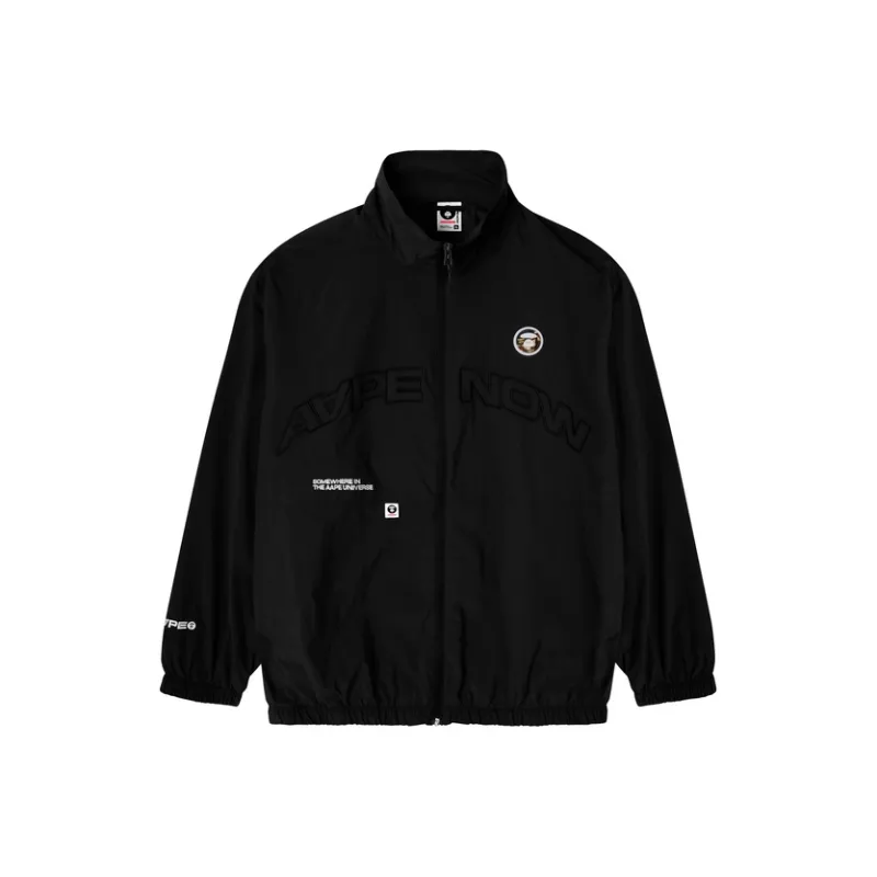Aape Logo embroidered High neck Jacket-0